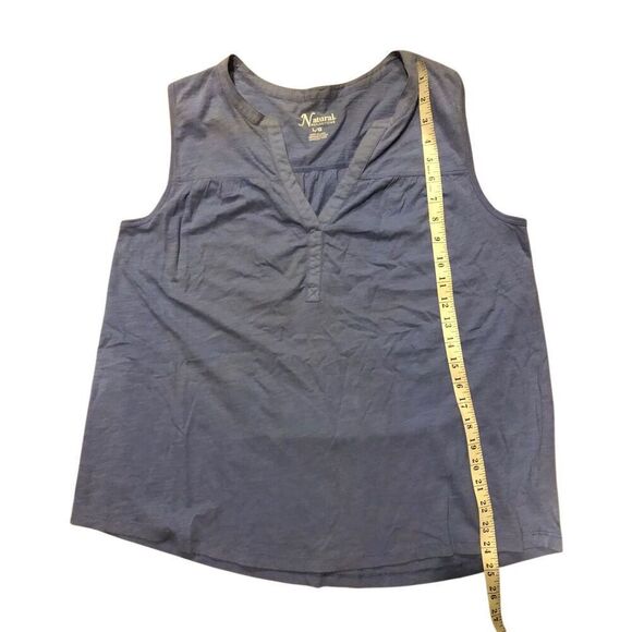 Natural Reflections light purple sleeveless vee neck tunic NWT size L - Picture 4 of 6